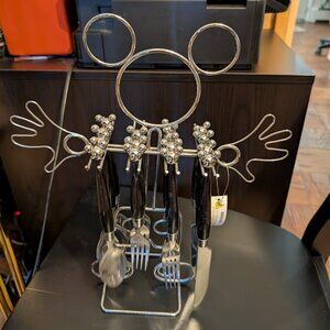 Disney Silver and Black Cutlery Holder